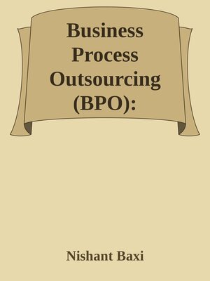 cover image of Business Process Outsourcing (BPO)